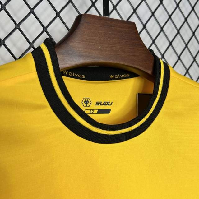 2024/25  Wolverhampton Wanderers Home Kids Kit Jersey+Shorts