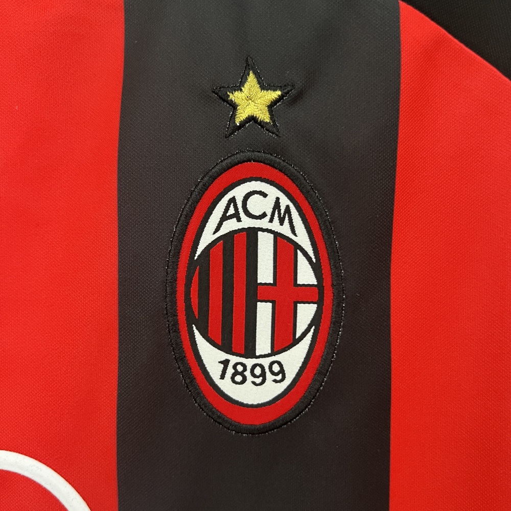 2001/02 AC Milan Home Retro Jersey