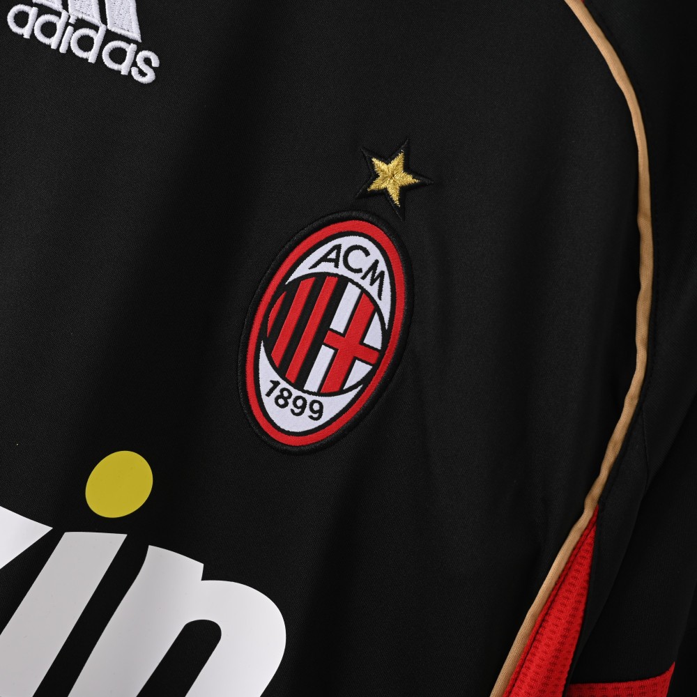 2006/07 AC Milan Second Away Long Sleeve Retro Jersey