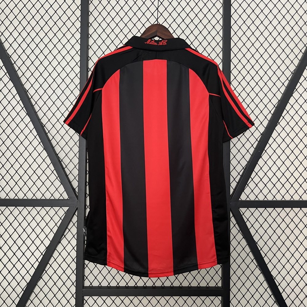 2001/02 AC Milan Home Retro Jersey