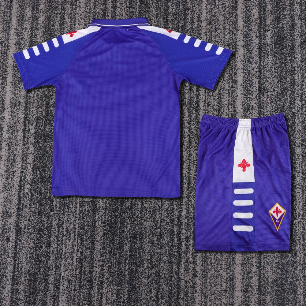 1998/99 Fiorentina Retro Kids Jersey Home Replica