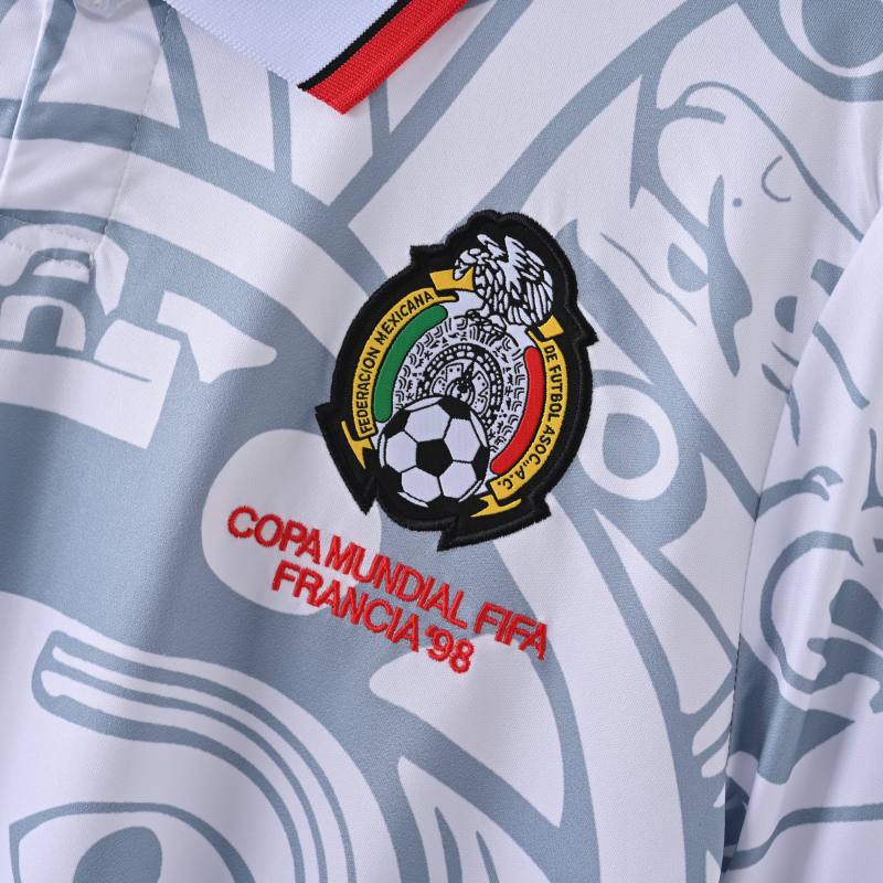1998 Mexico Retro Away Jersey World Cup