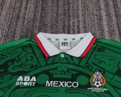 1998 Mexico Home Retro Kids Jersey World Cup