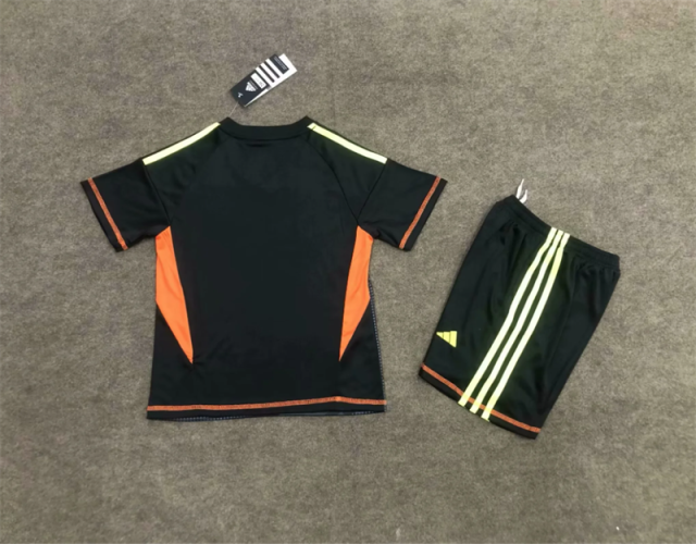 2024/25 Mexico Black Goalkeeper Kids Jersey