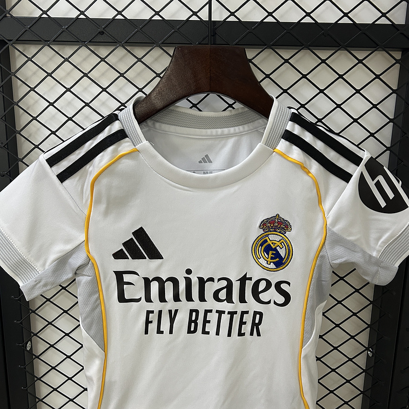 2025/26 Real Madrid Home Kids Jersey