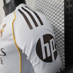 2025/26 Real Madrid Home Jersey Long Sleeve Player Version 