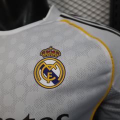 2025/26 Real Madrid Home Jersey Long Sleeve Player Version 