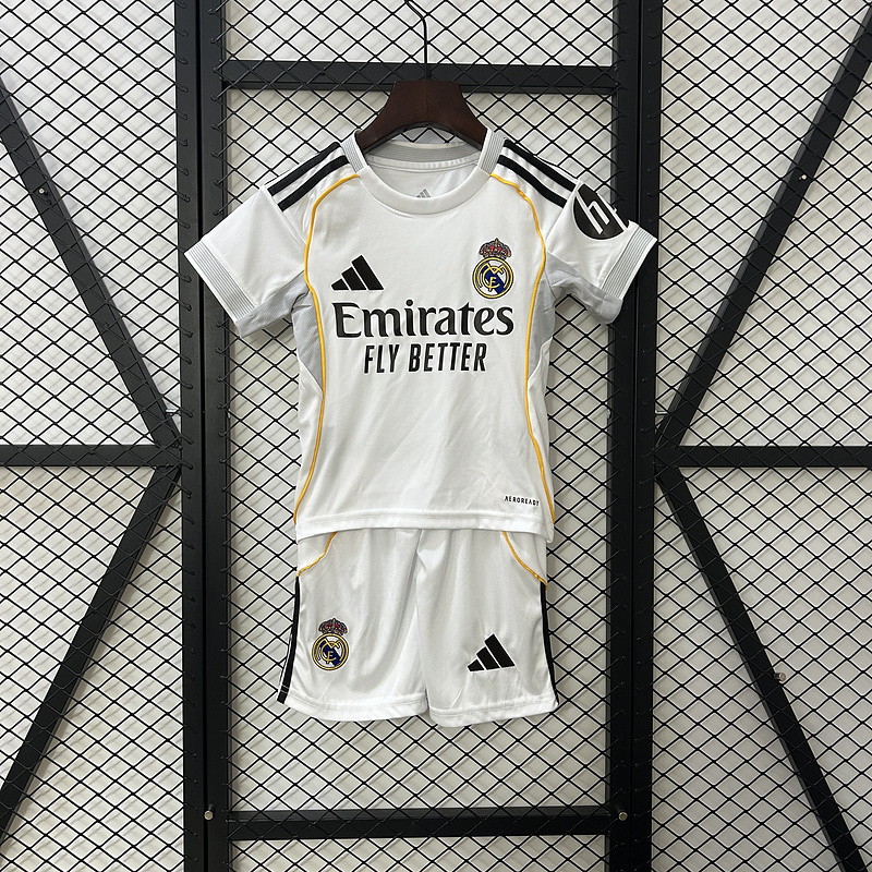 2025/26 Real Madrid Home Kids Jersey