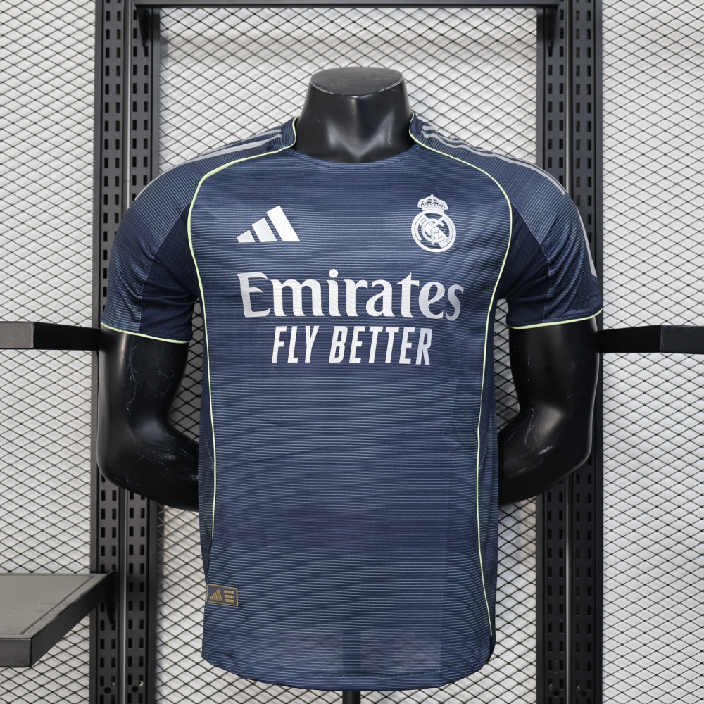 2025/26 Real Madrid Away Jersey Player Version