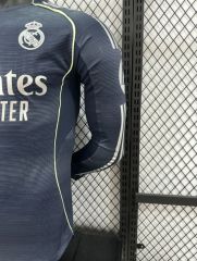 2025/26 Real Madrid Away Jersey Long Sleeve Player Version