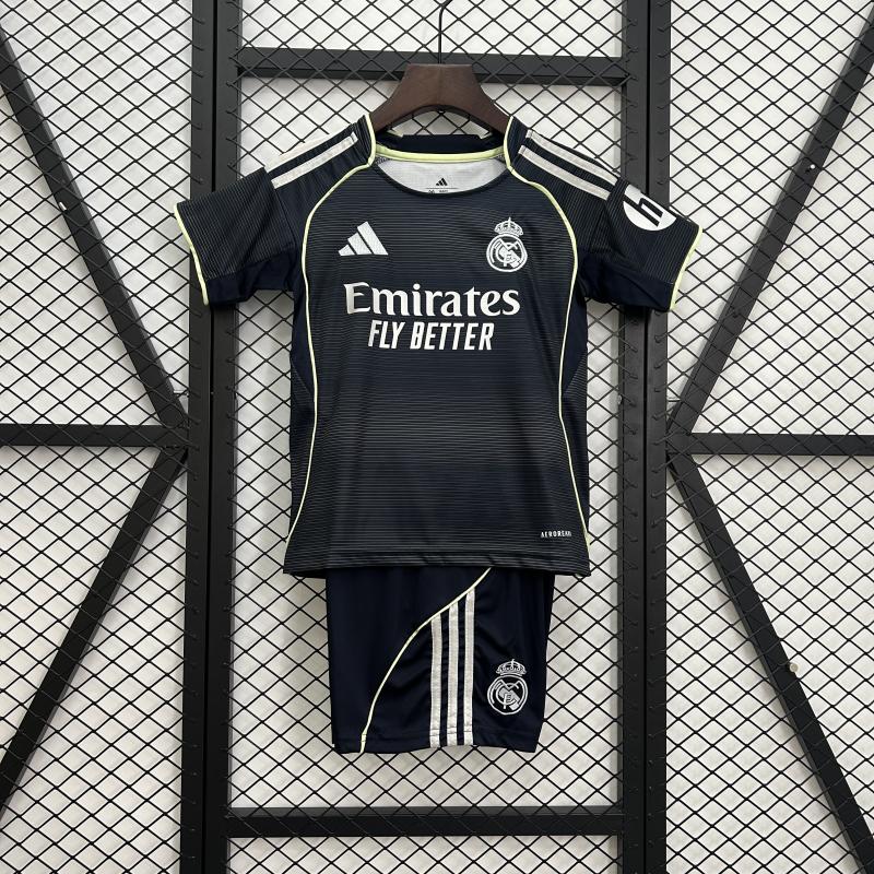 2025/26 Real Madrid Away Kids Jersey 
