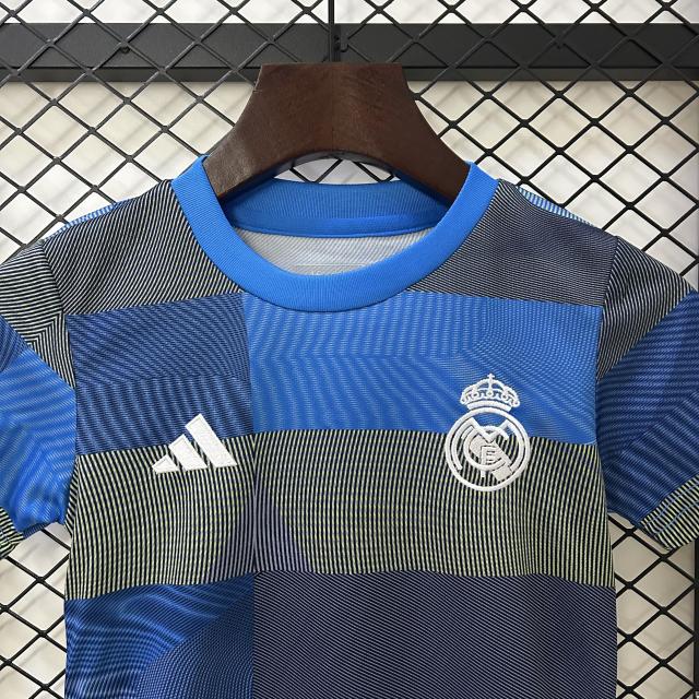 2025/26 Real Madrid training uniform Kids Jersey