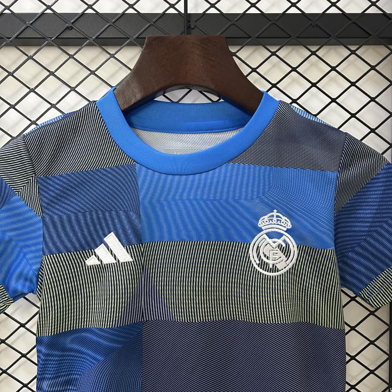 2025/26 Real Madrid training uniform Kids Jersey