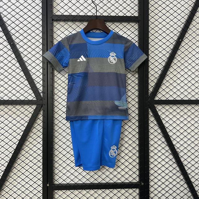 2025/26 Real Madrid training uniform Kids Jersey