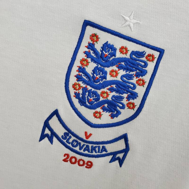 2010 England Retro Home Soccer Jersey Replica