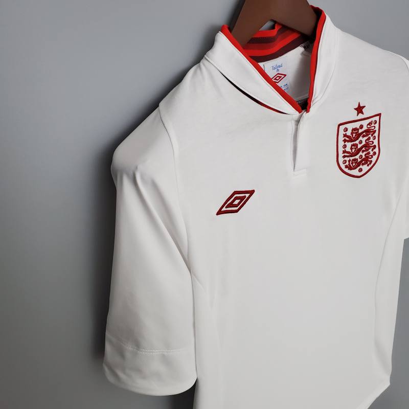 2012 England Retro Soccer Jersey Home Replica