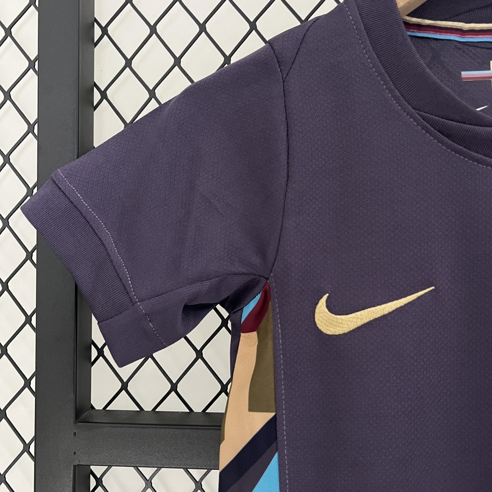 2024  England Away Kids Kit EURO