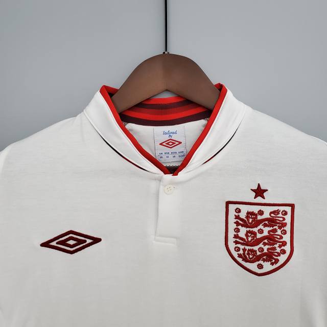 2012 England Retro Soccer Jersey Home Replica