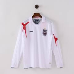 2006 England Retro Jersey Long Sleeve Replica World Cup