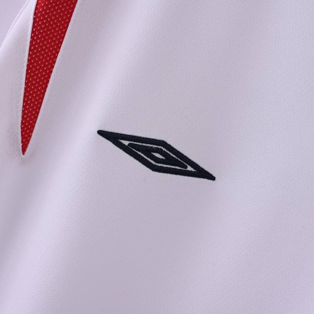 2006 England Retro Soccer Jersey Home Replica World Cup