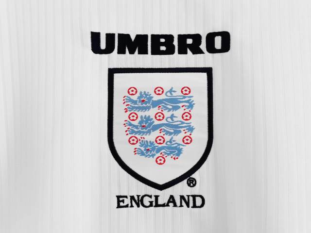 1998 World Cup England Home White Retro Jersey