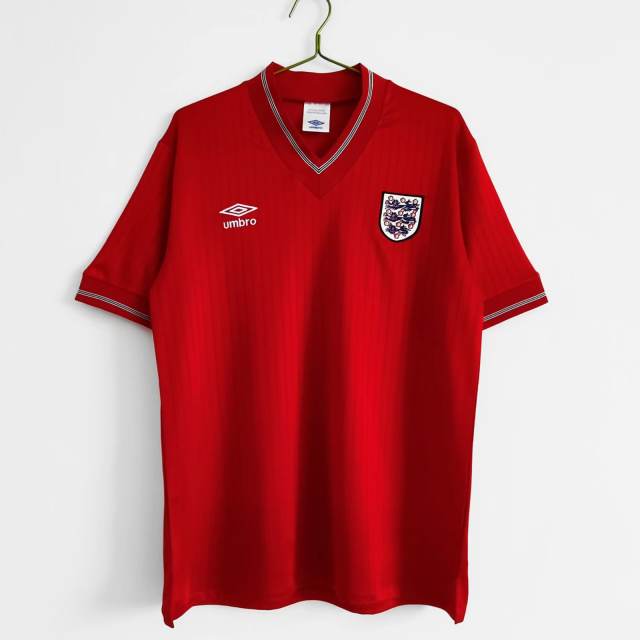 1984/87 England Retro Soccer Jersey Away Replica