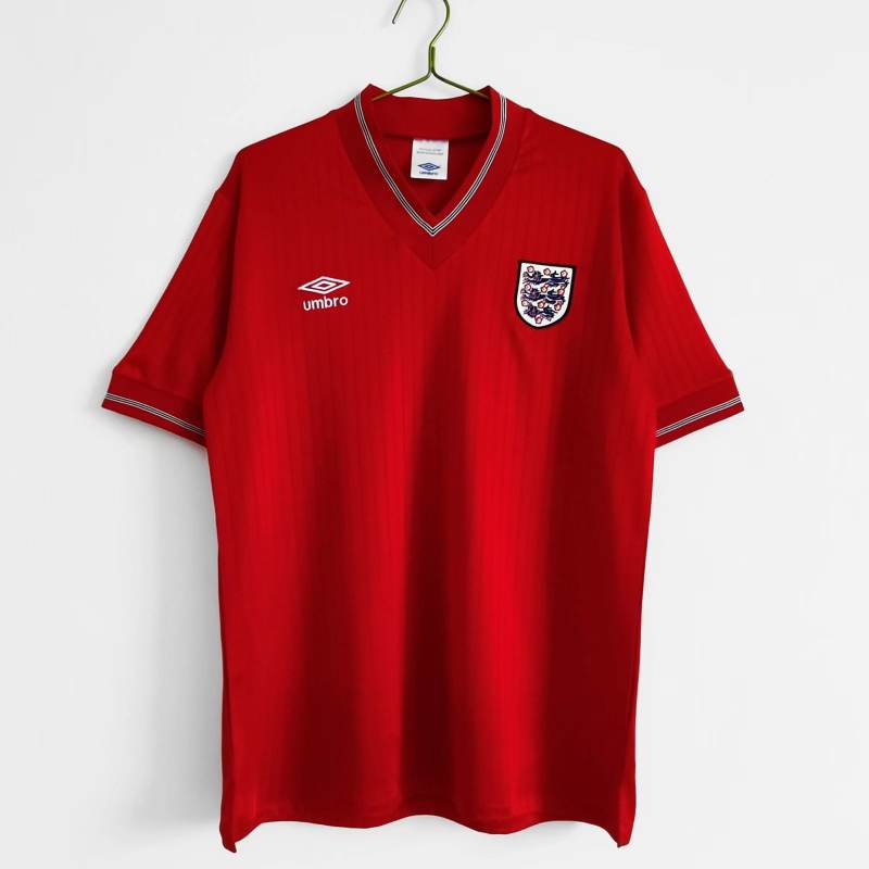 1984/87 England Retro Soccer Jersey Away Replica