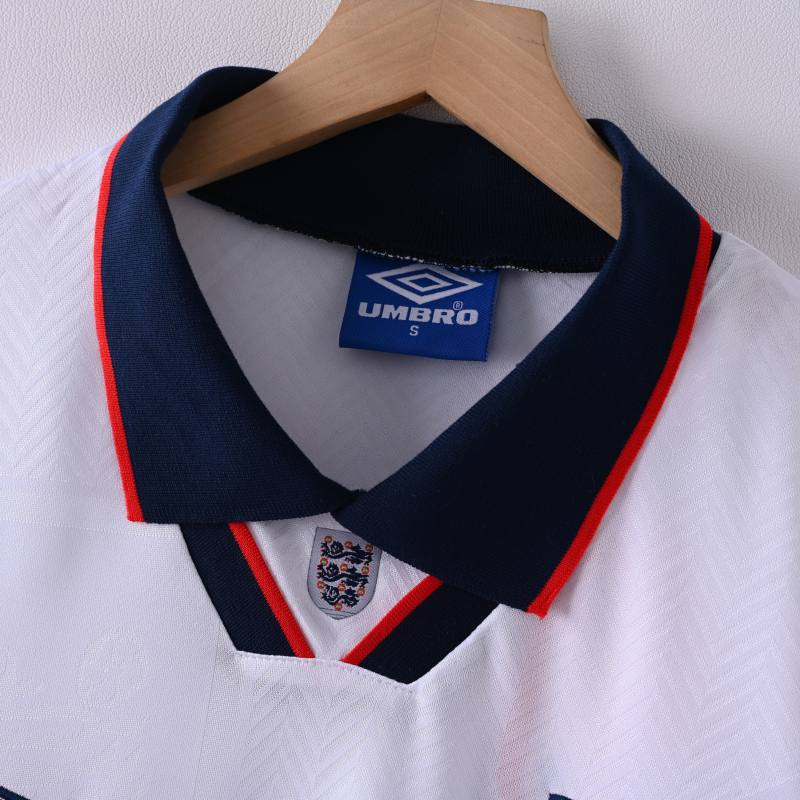 1994/95  England Retro Soccer Jersey Home Replica