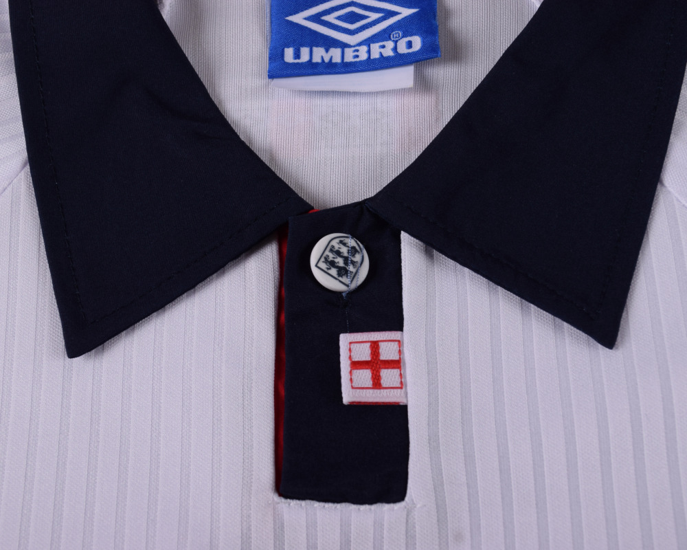 1998 World Cup England Home Retro Jersey Kids Kit(Jersey+Shorts) Replica