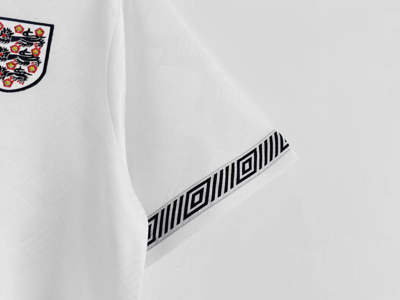 1990 World Cup England Retro Jersey Home Replica