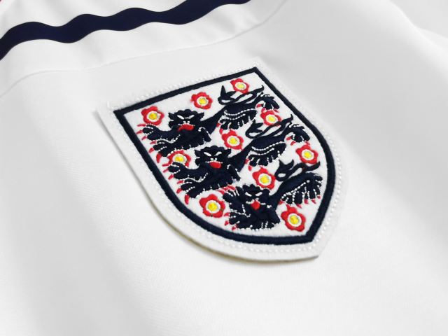 1982 England Retro Soccer Jersey Home Replica