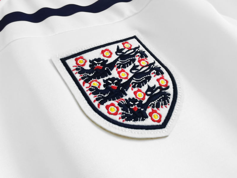1982 England Retro Soccer Jersey Home Replica