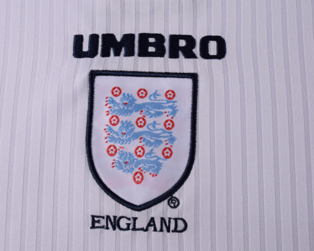 1998 World Cup England Home Retro Jersey Kids Kit(Jersey+Shorts) Replica