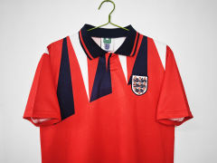 1992 England Retro Jersey Away Replica 