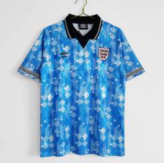 1990 World Cup England Retro Jersey Away Replica