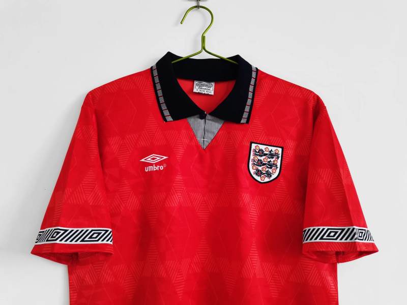1990 World Cup England Retro Jersey Away Replica