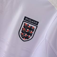 2000 England Retro Jersey Home Replica Euro Cup