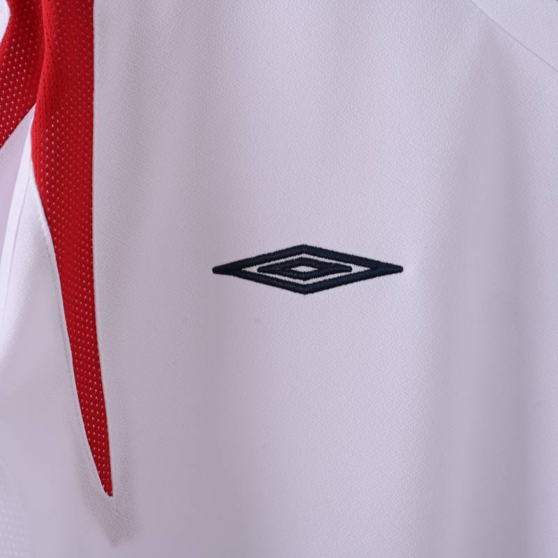 2006 England Retro Jersey Long Sleeve Replica World Cup