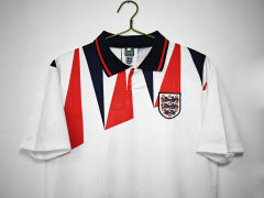 1992 England Retro Jersey Home Replica 