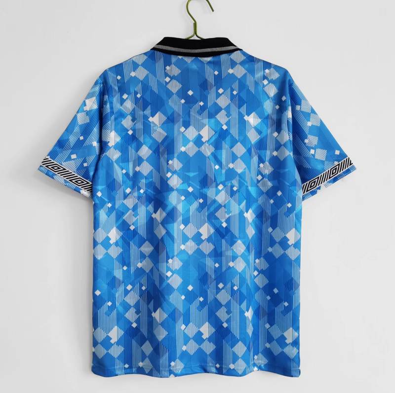 1990 World Cup England Retro Jersey Away Replica