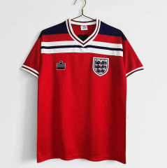 1982 England Retro Soccer Jersey Away Replica