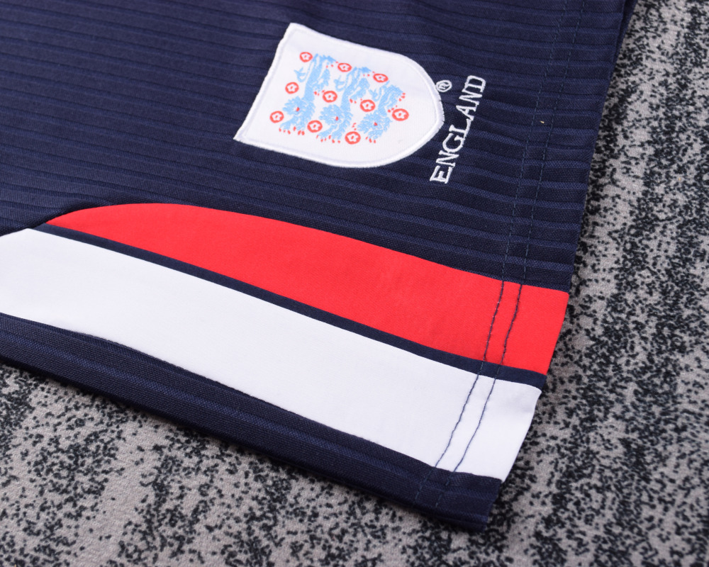 1998 World Cup England Home Retro Jersey Kids Kit(Jersey+Shorts) Replica