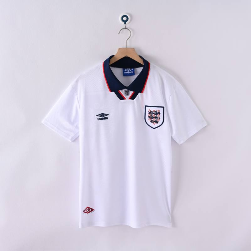 1994/95  England Retro Soccer Jersey Home Replica
