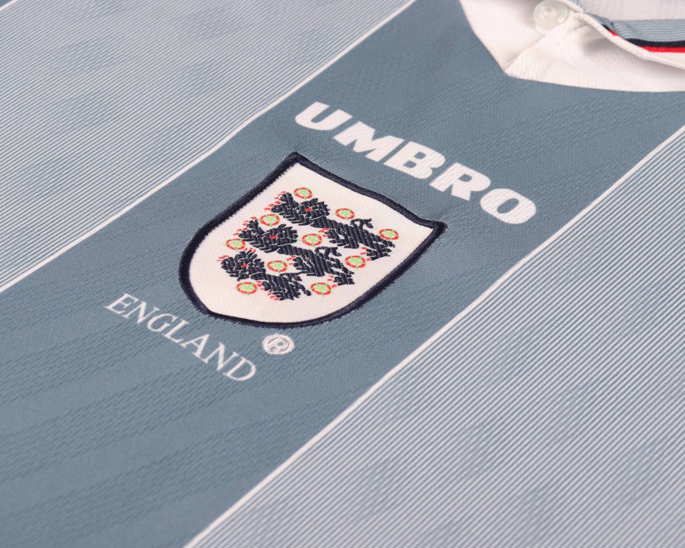 1996 Euro Cup England Away Retro Jersey Kids Kit(Jersey+Shorts) Replica 