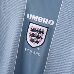 1996 Euro Cup England Retro Soccer Jersey Away Replica