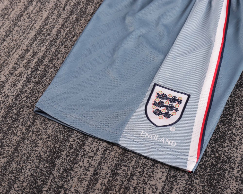 1996 Euro Cup England Away Retro Jersey Kids Kit(Jersey+Shorts) Replica 