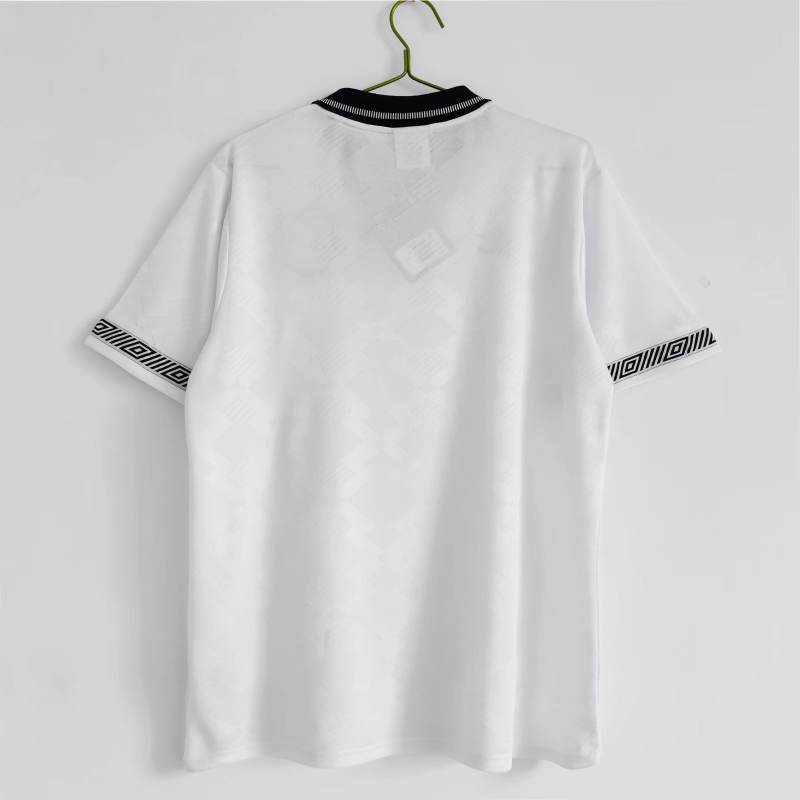 1990 World Cup England Retro Jersey Home Replica