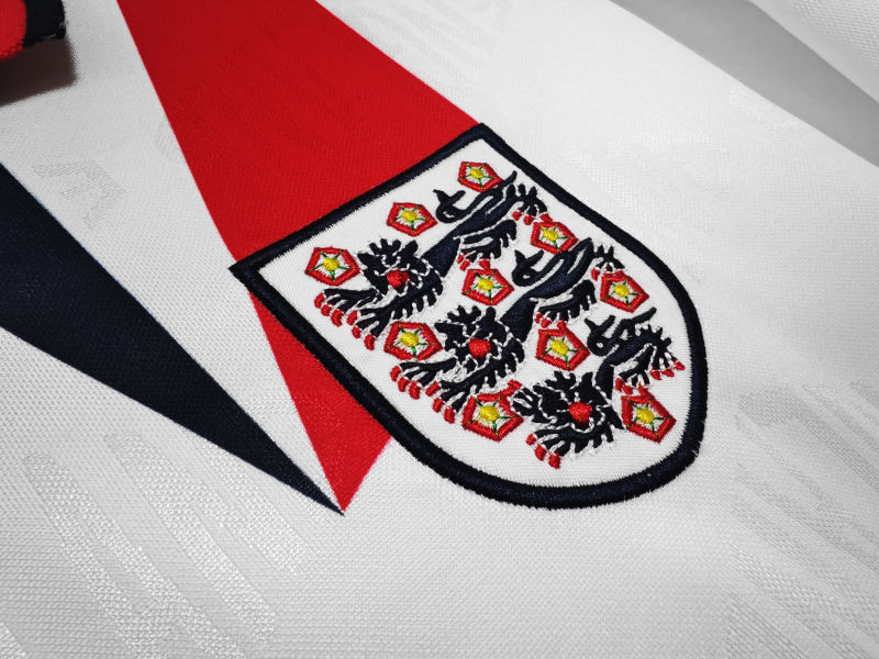 1992 England Retro Jersey Home Replica 