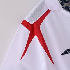 2006 England Retro Soccer Jersey Home Replica World Cup