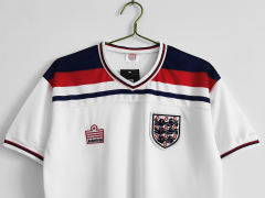 1982 England Retro Soccer Jersey Home Replica